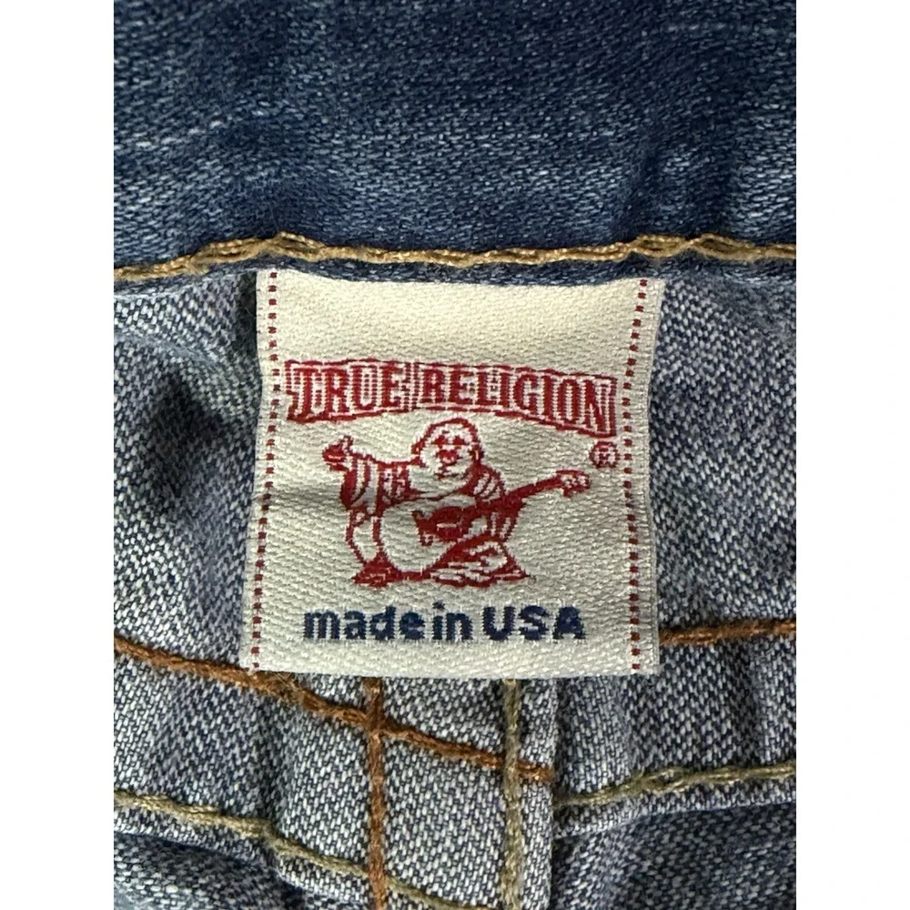 Vintage RARE True Religion Jeans Men 35x31 Bobby Embroidered Pocket Y2K USA Made